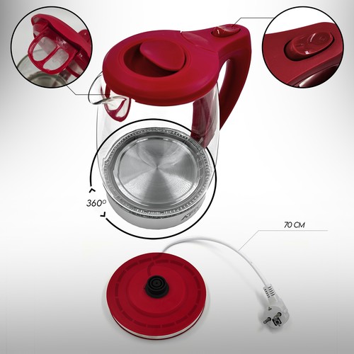 Liter 2200 watt - 1,7,